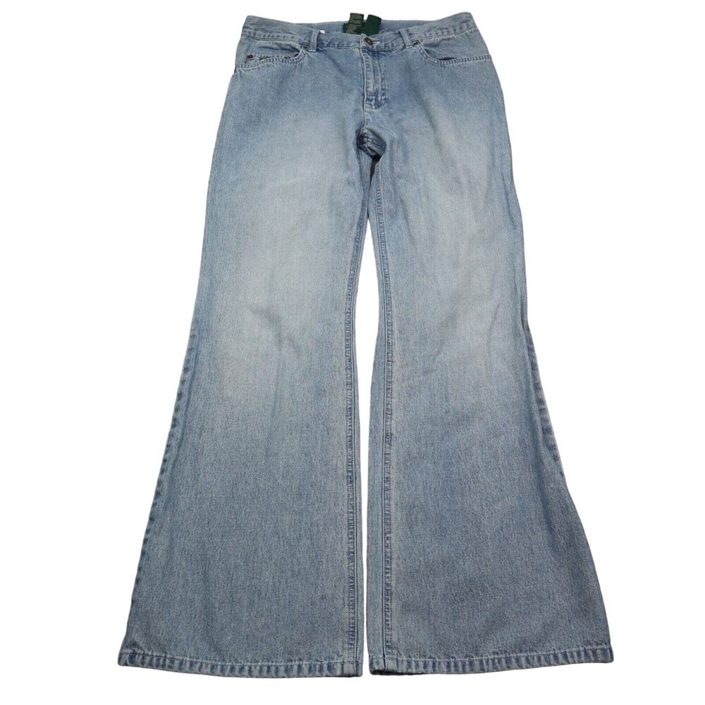 Lauren Jeans Co Jeans Womens 10 Blue Bootcut Mid Rise Cotton Pocket Denim Pants